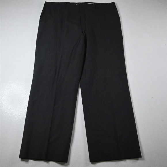 Vtg USA Made 46R 38x30 Gray Wool Mens Jacket Pants Suit - Picture 8 of 12